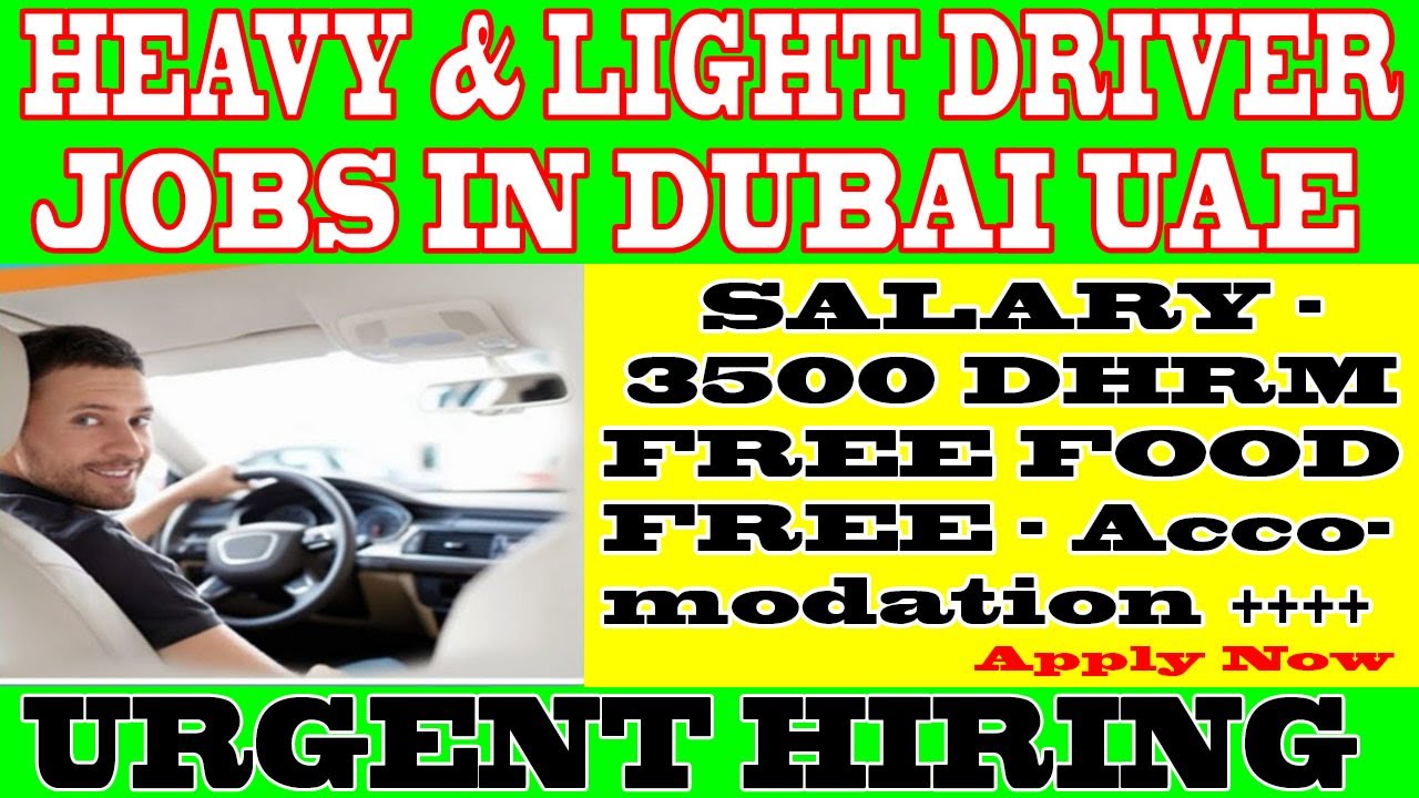 UAE driving jobs
